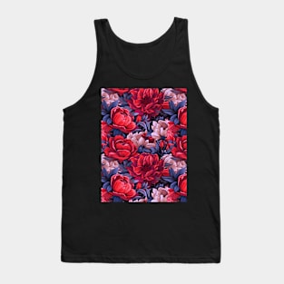 #39 Floral Pattern. Roses Flower Pattern. Tank Top